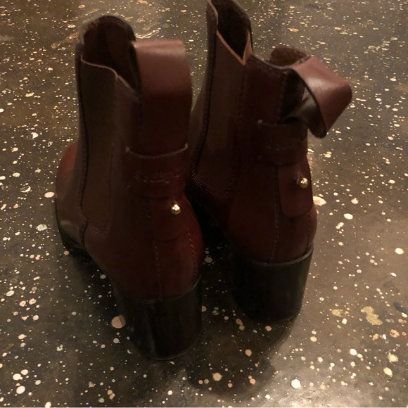 See By Chloe Annylee Boots Rust & Copper Brown Leather - Picture 8 of 9